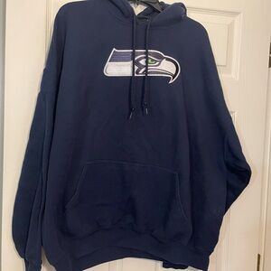 NFL Seattle Seahawks Navy Blue Hoodie